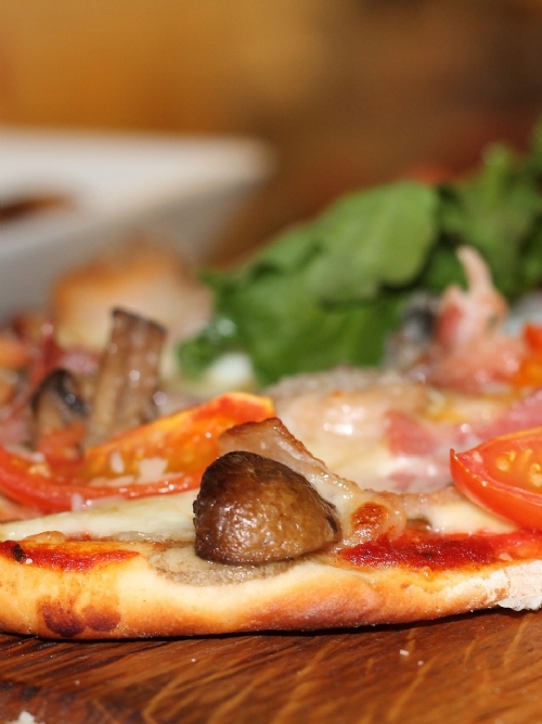 Pizza: Bacon and Mushroom, 30cm